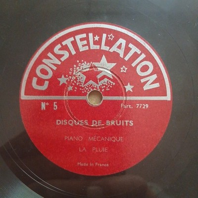 78t Schallplatte. Applaus Party Klavier Mekka Regen N 5 Sternbild