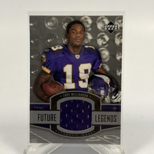 2005 Upper Deck 'Future' Legends Jersey Troy Williamson #FL-TW Vikings NM Card