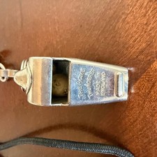 VTG ACME Thunderer Referee Whistle Made In England w/ Lanyard