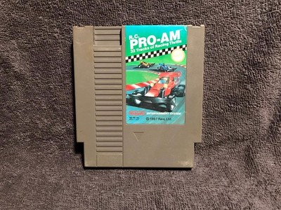 RC PRO AM  for NES. AUTHENTIC, CLEANED, & TESTED!