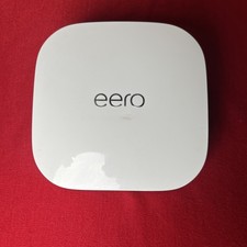 eero Pro 6E Tri-Band Mesh Wi-Fi 6E S010001 white NO ADAPTER OR ETHERNET CABLE