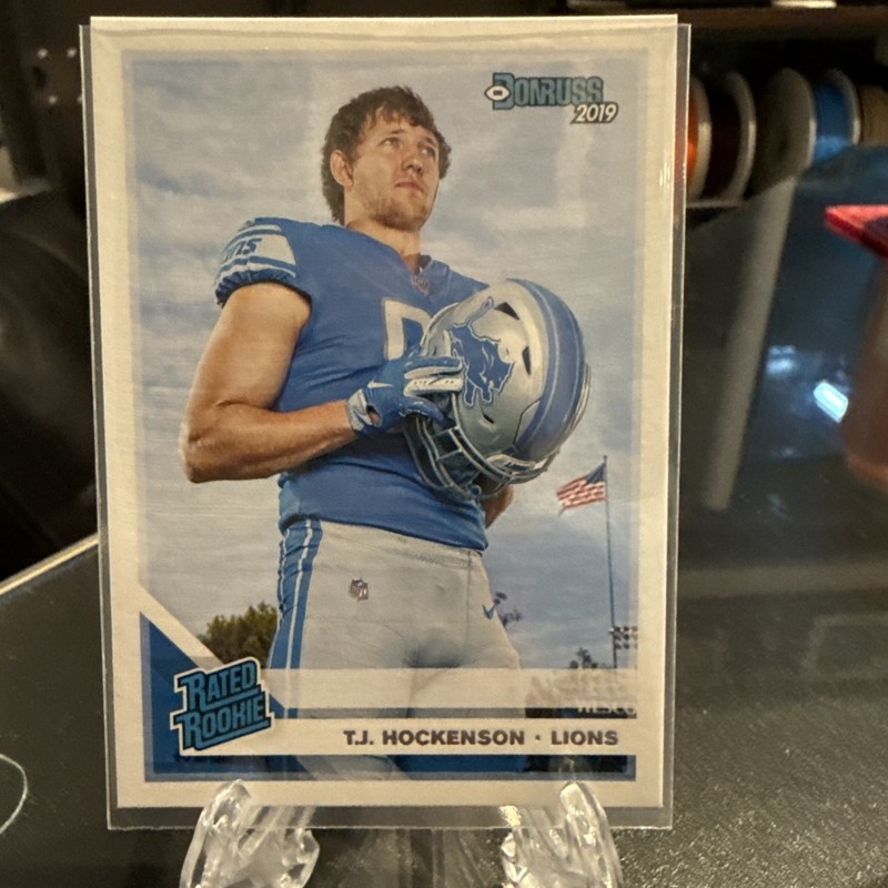 tj hockenson 8 Card Rookie N More Lot (2 Rated Rookies, Chronicles)