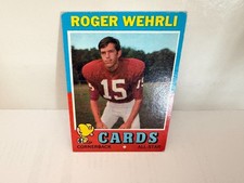 ROGER WEHRLI 1971 Vintage Card #188 Rookie Rc ST. LOUIS CARDINALS Missouri HOF E. rookie card picture
