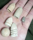 Dug civil war 6 different bullets Burnside carbine Enfield Smith and Wesson
