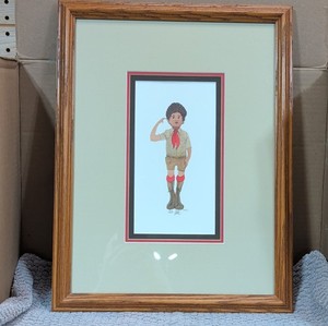 1989 Boy Scout LE Lithograph Signed 314/1000 (Attributed Arlene McClung)