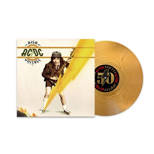 AC/DC – High Voltage  (50th Anniversary Gold 12" Vinyl LP) BRAND NEW, SEALED