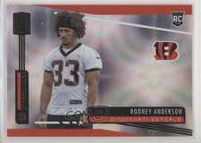 2019 Panini Unparalleled Rookie Infinite 4/150 Rodney Anderson #283 8x7