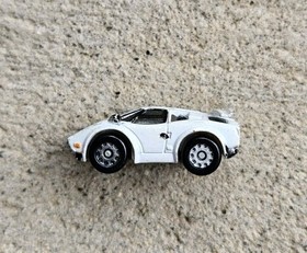 1986 Vtg Micro Machines Lamborghini Countach Car White 