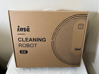 INSE E6 Robotic Vacuum Cleaner Cordless Bagless 25W 2600mAh Black