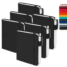 6 Pack Pocket Mini Notebooks Bulk, Small Cute Memo Notepads Hardcover College...