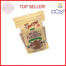 Bob's Red Mill Resealable Organic Whole Golden Flaxseed, 13 Ounce (Pack of 1)