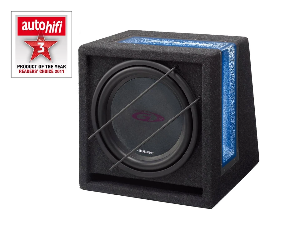 ALPINE SBG-844BR Subwoofer Passiv Bass Reflex IN Lautsprecher Ab 20 CM (8'') - Bild 3 von 4
