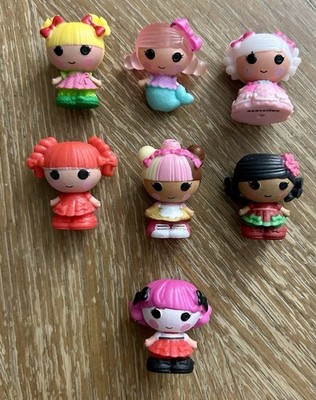 Lot of 7 Lalaloopsy Tinies Figures Mini 1'' Lalaloopsy Dolls Blind Bag
