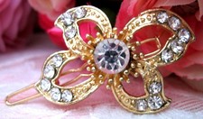 Women/Girl Crystal Rhinestone Party Wedding Hair Clip new