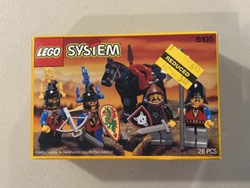 LEGO 6105 Castle Medieval Knights Vintage Factory Sealed New RARE NIB 1990