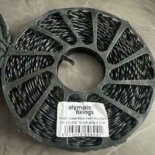 1x 12mm x 10m All Purpose Galvanised Steel Fixing Band Perforated Strapping Reel