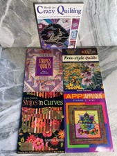 5 Quilting Books C T Publishing Motifs Applique Strips n Curves Freestyle PBK