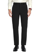 PlaidPlain Mens Slim Fit Dress Pants Formal Pants Dress Slacks for Men 603 Bl...