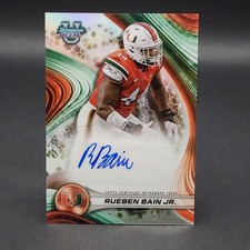 2024 Bowman Best University U Rueben Bain Jr. Best of Auto #BOA-RB Hurricanes
