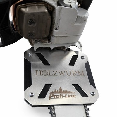 Profi-Line Edelstahl Motorsägen Halter Wandmontage, Kettensägen Wandhalterung