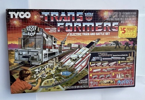 TYCO HO Transformers Electric Train & Battle Set Vintage 1985/NEW/SEALED