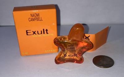 Naomi Campbell Exult Eau De Toilette Miniature 5ml 0.17fl oz Boxed NOS