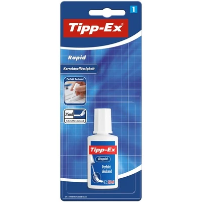 BIC Tipp Ex Rapid Correction Fluid Bottle High Quality Correction Fluid 20ml Ideal