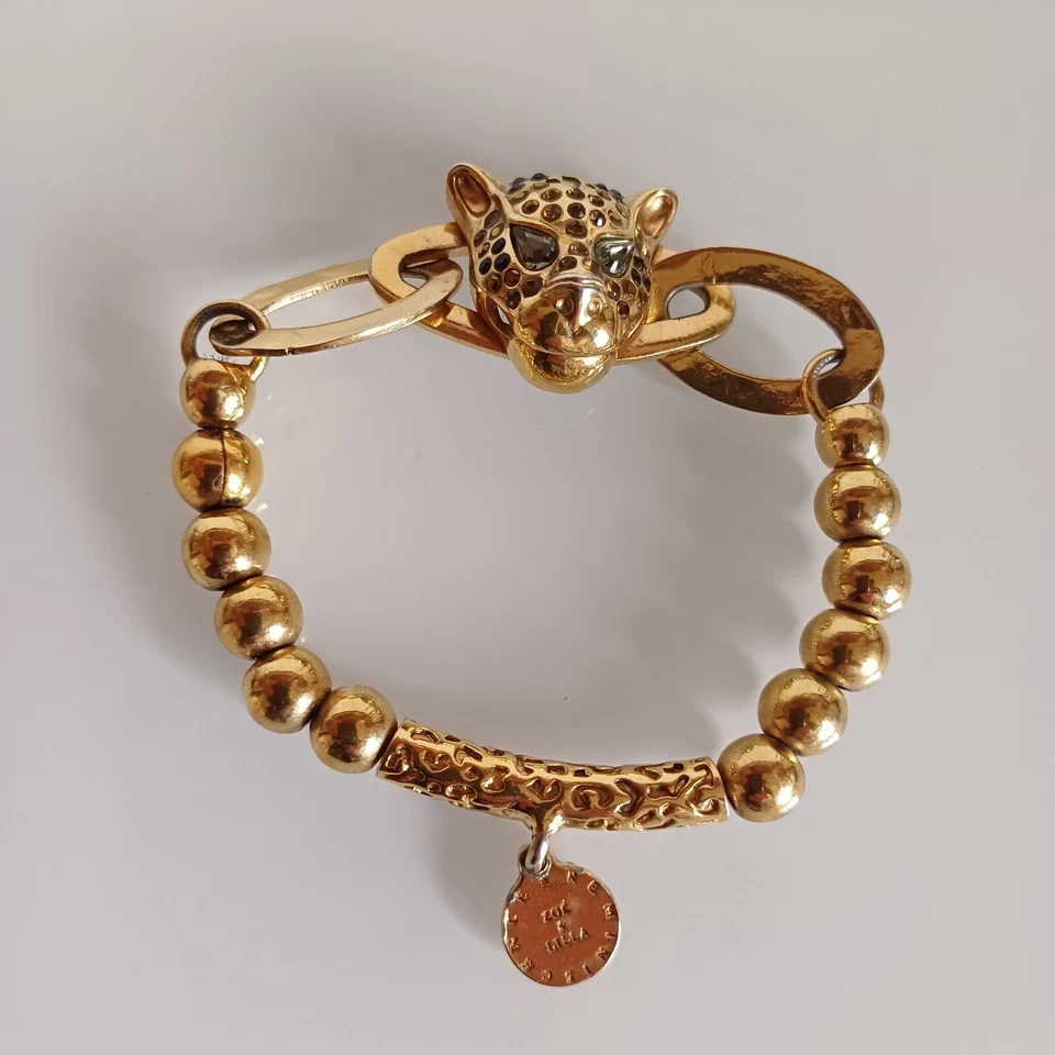 Bracelet Réminiscence Panthère Plaqué Or - Photo 4/4