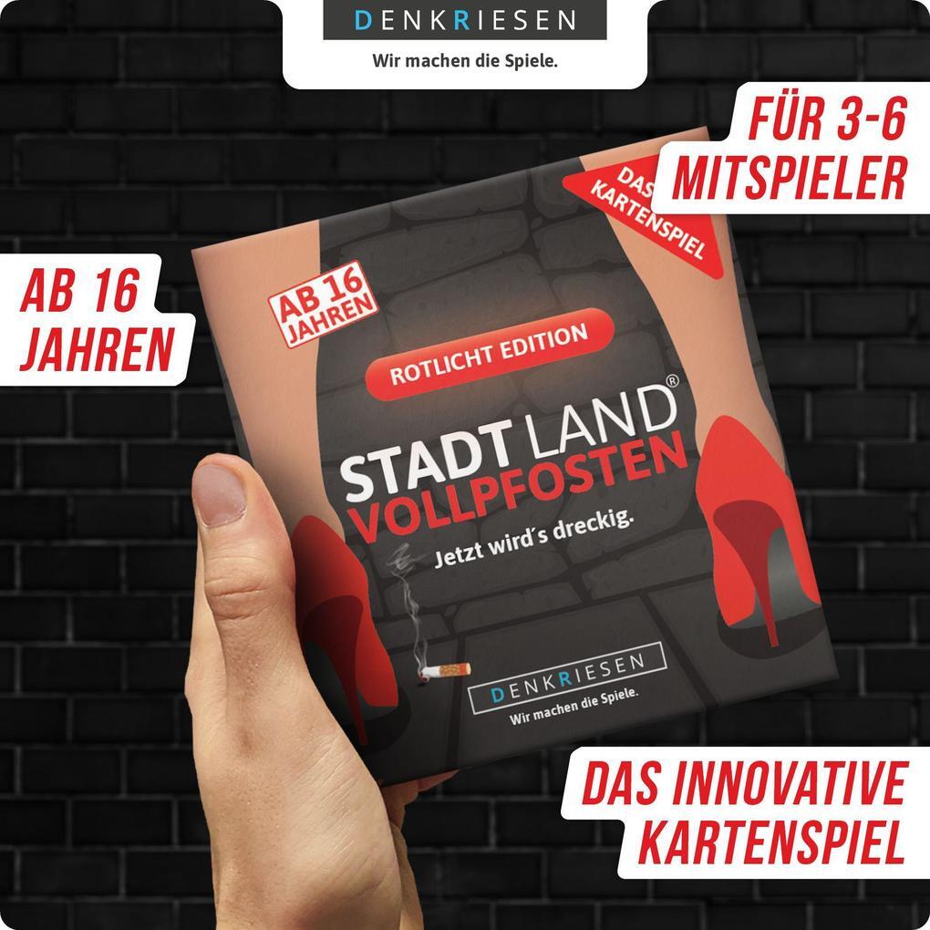 Thumbnail - Denkriesen - Stadt Land Vollpfosten - Das Kartenspiel - Rotlicht
