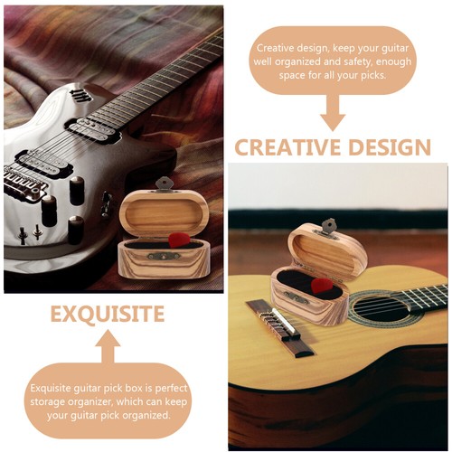 Storage Container Picks Organizer Guitar Accessories Box Plectrum Holder - Bild 4 von 12