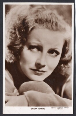 FOTO POSTKARTE SCHWEDISCHE SCHAUSPIELERIN GRETA GARBO