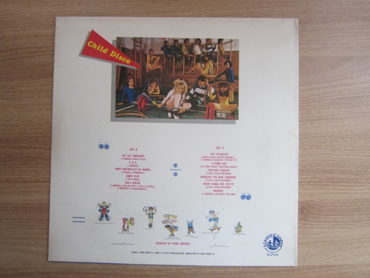 BABY'S GANG Child Disco 1989 Korea Orig LP INSERT ITALO DISCO NM