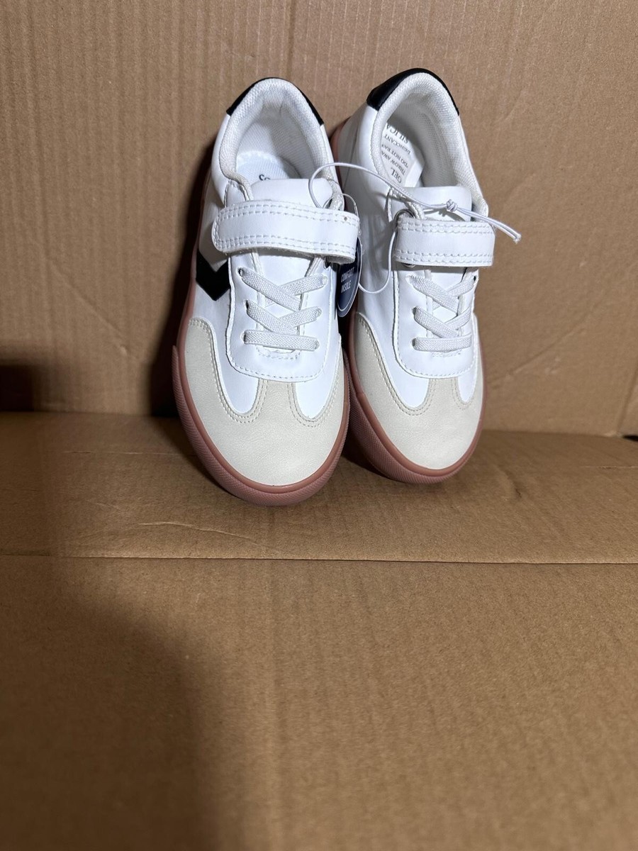 Tommy Bahama Kids Shoes White Leather Sneakers UK