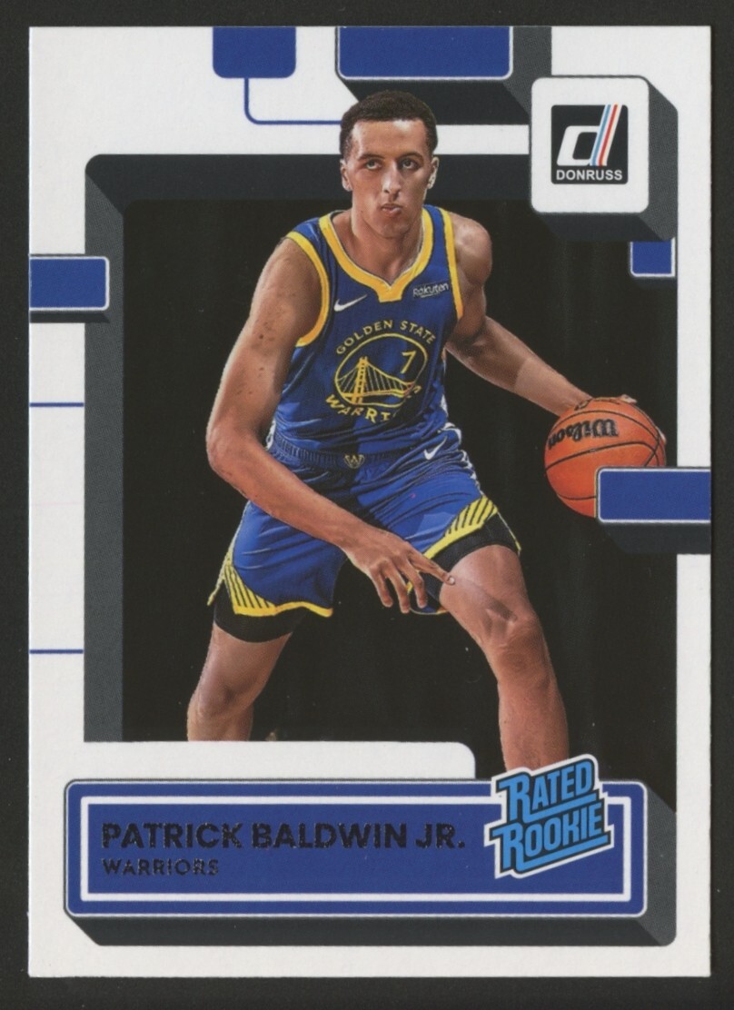 2022-23 Donruss PATRICK BALDWIN JR. #228 RC Rated Rookie Golden State Warriors
