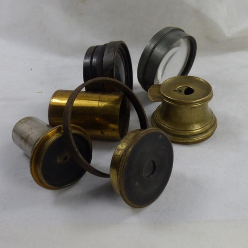 VINTAGE MICROSCOPE spare parts / accessories ANTIQUE assorted various