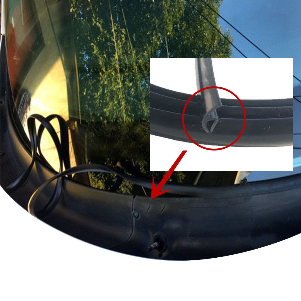 1.7M Car Seal Under Front Windshield Panel Sealed Trim Moulding Strip