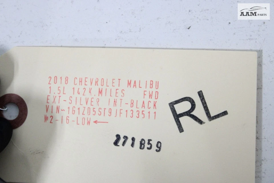 Chevrolet Malibu 2016-2024 trasero izquierdo superior techo manija agarre abrigo gancho OEM Foto 4 de 4