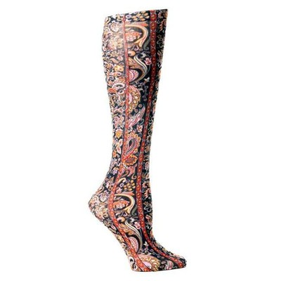 Celeste Stein CMPS-1609 8-15 mmHg Black Versache Therapeutic Compression Sock...