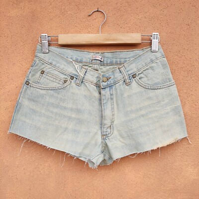 Shorts donna jeans con strappi mini pantaloncini strappati Custom hot pants  | eBay