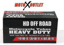 Heavy Duty Rear 18" Tube Motorcycle 110/100-18 120/100-18 Off Road Dirt Bike