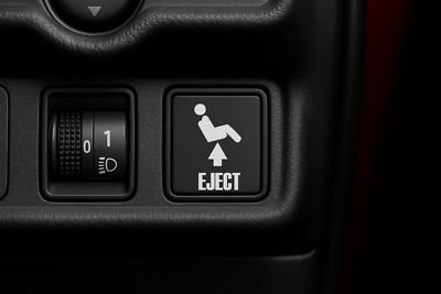 Eject car button decals mega pack - 10 stickers
