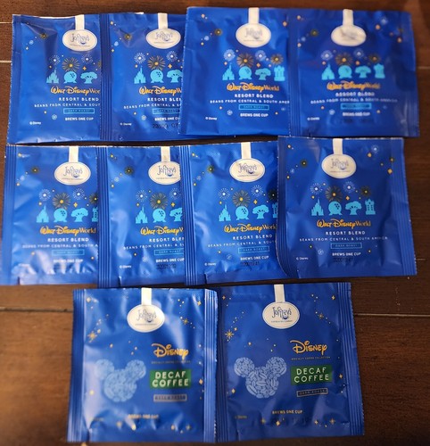 10 Stück Disney Dark Roast Joffrey’s Coffee Resort Mischung Dark Roast & Decaf