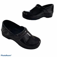 Dansko Professional Clogs Womens Comfort Nursing Shoes Stripe Lines Sz 39 8.5-9
