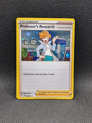 PROFESSOR'S RESEARCH Juniper 060/072 Cosmos Holo Rare Promo Pokémon Card NM