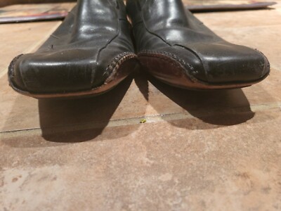 Steeple Gate Mens 10 M Black Leather Casual Loafers Slip On  display picture 1