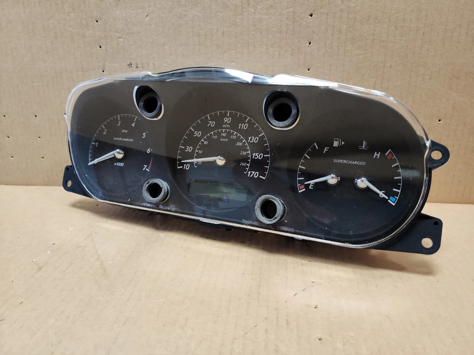 Jaguar XJR 2004-2009 supercarga velocímetro medidor de instrumento 86 k 2W9F-10849-DK Foto 3 de 4