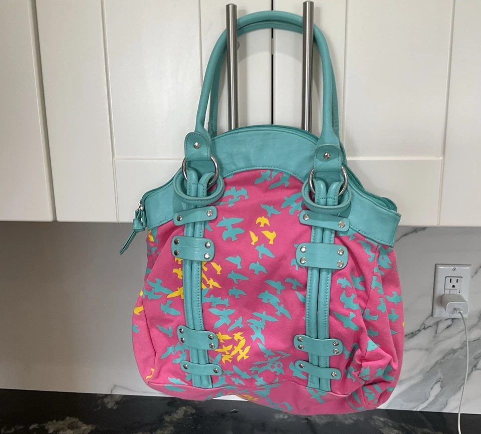 Cartera Twiggy London Edición Rara Color Vibrante 12 X 14 X 5  Foto 2 de 4