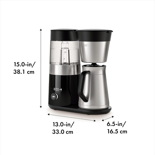 OXO Brew 9 Tassen Edelstahl Programmierbare Kaffeemaschine 72 flüssige Unzen Silber Schwarz - Bild 12 von 13