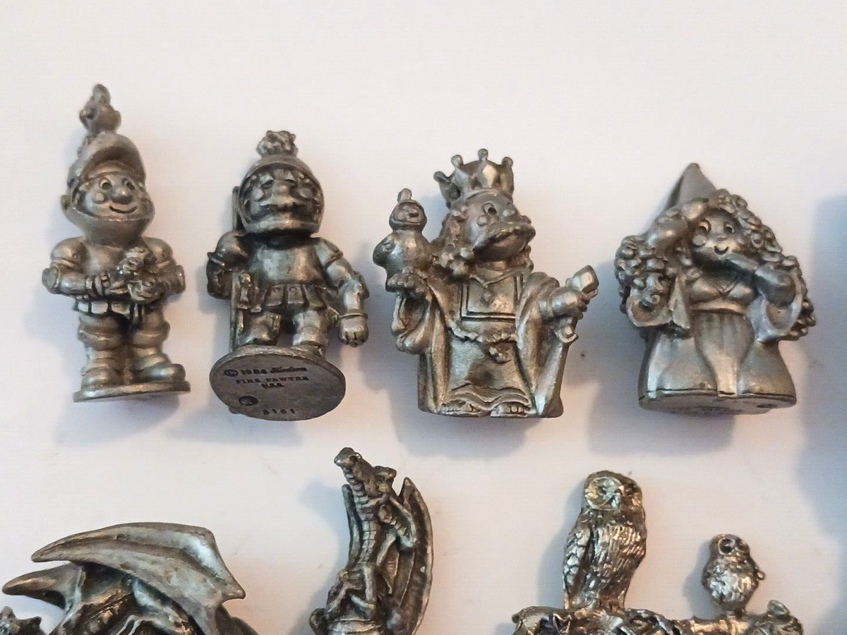 Pewter Figurines Hudson Fine Pewter Medieval Kingdom, Alcoa, king