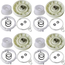 W10721967 Washer Pulley Clutch Kit For Whirlpool W10006356 AP4514410 - 4 Packs